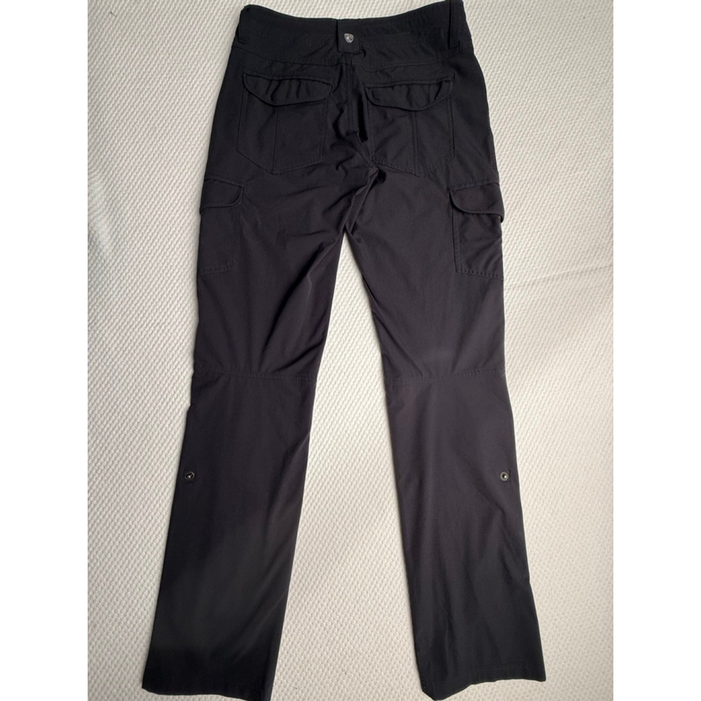 Women's KÜHL Black Straight Leg Cargo Pants Size 2